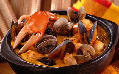 Cazuela de mariscos - Santa Elena Gastronomia